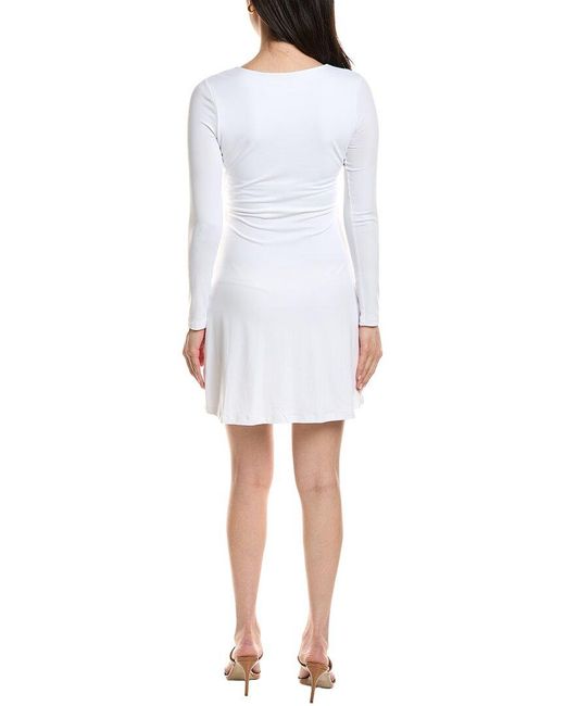 Susana Monaco White Center Circle Dress
