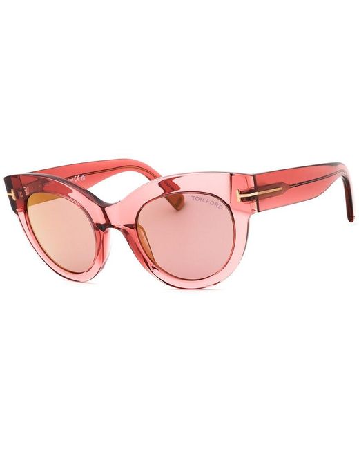 Tom Ford Pink Ft106372Z 51Mm Sunglasses