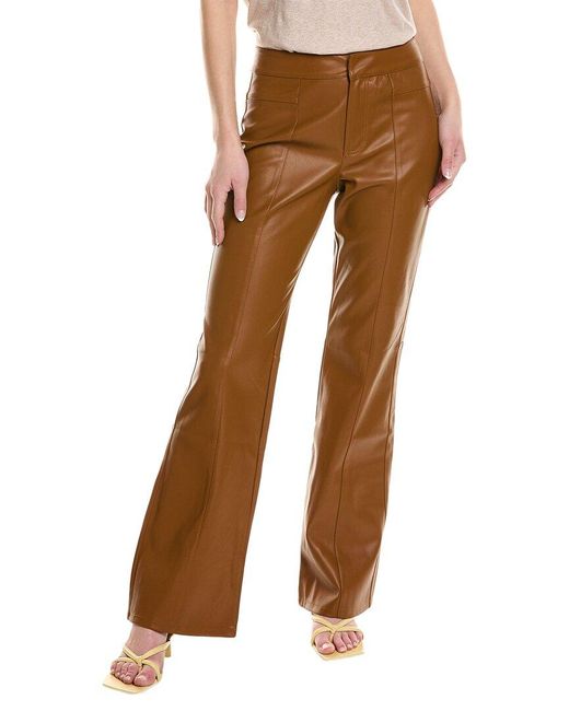 Free People Brown Uptown High-rise Pant