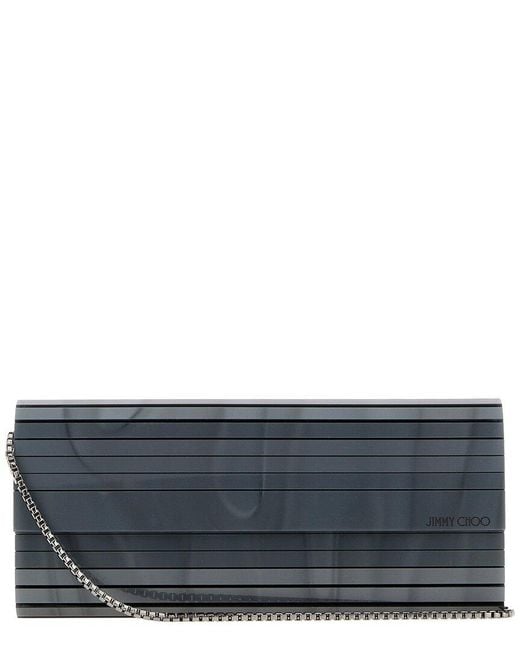 Jimmy Choo Gray Sweetieuup Gremot Clutch