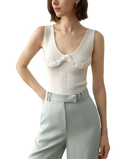 VERA DOLINI Gray Top