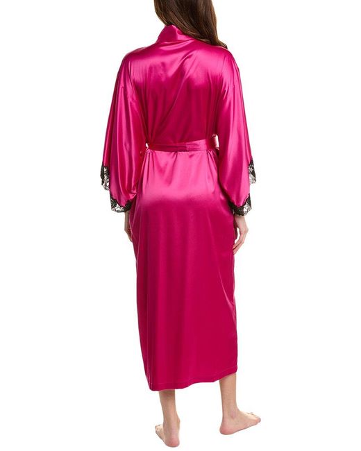 Natori Pink Peony Glamour Robe