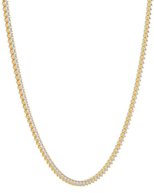 Lab Grown Diamonds White 14K 3.00 Ct. Tw. Lab-Grown Diamond Tennis Necklace
