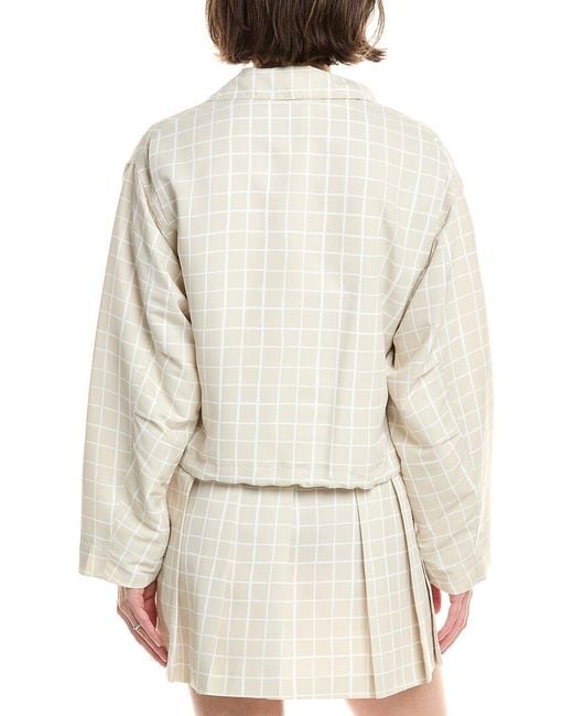 Rebecca Taylor Natural Drawcord Jacket