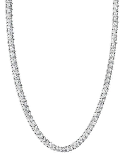 Diamond Select Cuts White 14K 15.00 Ct. Tw. Diamond Pendant Necklace