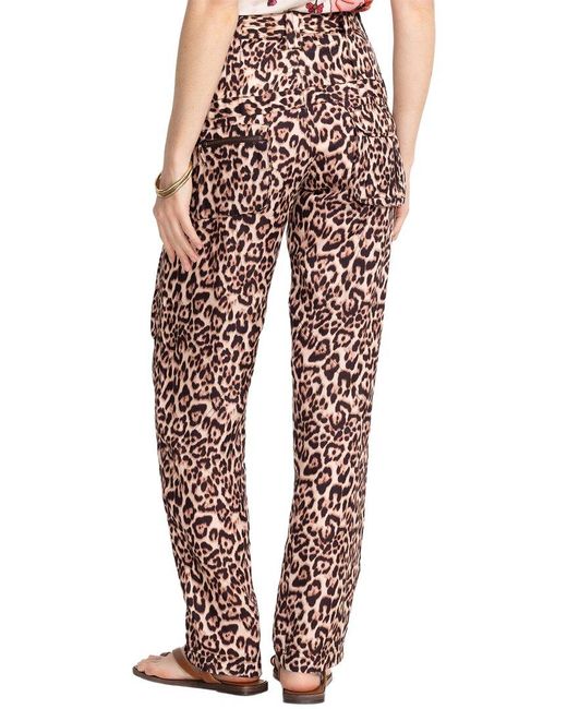 Johnny Was Red Hailey Cargo Pant
