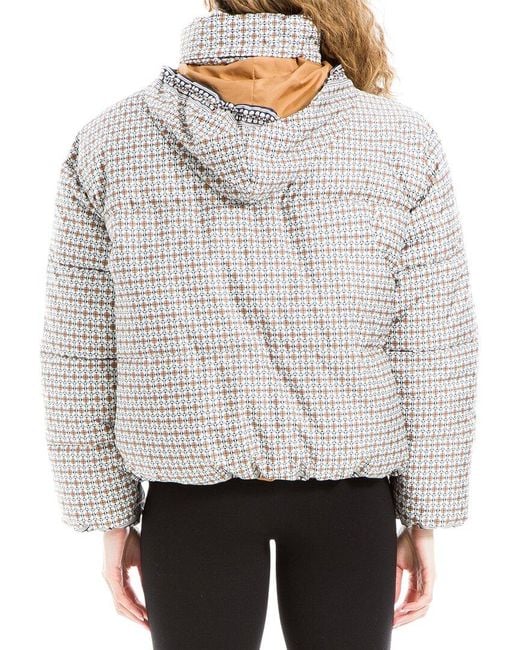 Max Studio Gray Puffer Jacket