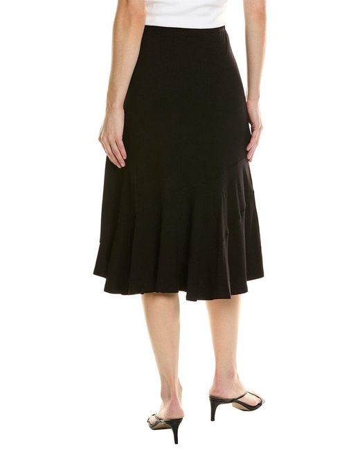 Tahari Black Seamed Skirt