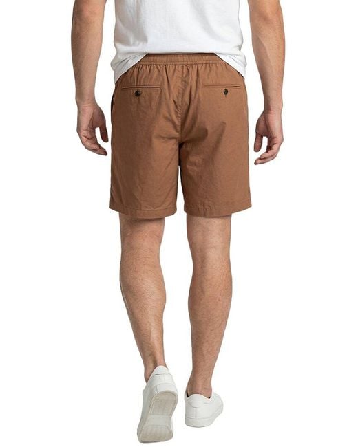 Theory Brown Straight Short for men
