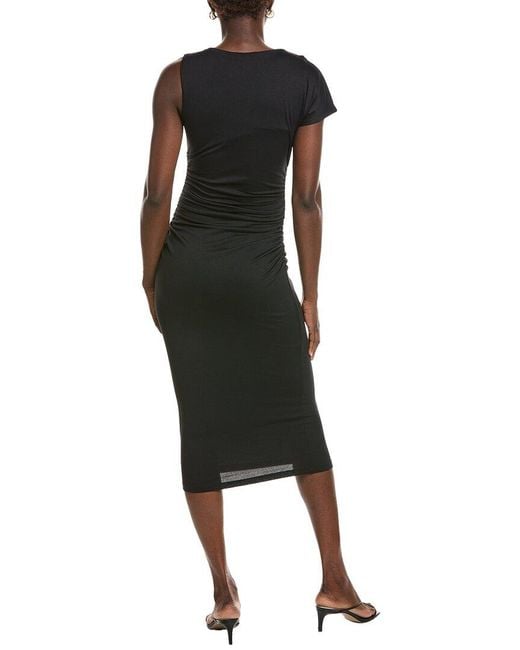 Susana Monaco Black One Arm Dolman Dress
