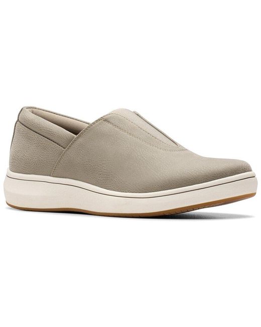 Clarks White Cloudsteppers Breeze Sky Ria Round Toe Shoes