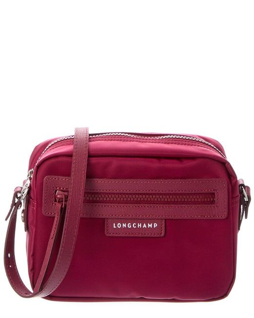 Longchamp Le Pliage Neo Canvas Camera Bag in Purple Lyst Australia