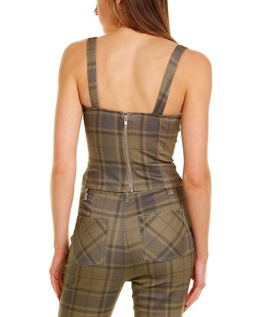WeWoreWhat Denim Corset Top in Blue | Lyst