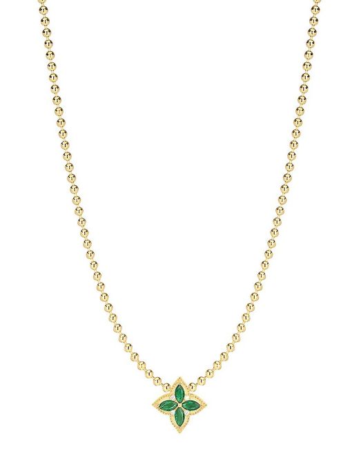 Gabi Rielle Metallic Shining Moment 14k Over Silver Cz Mossy Clover Necklace