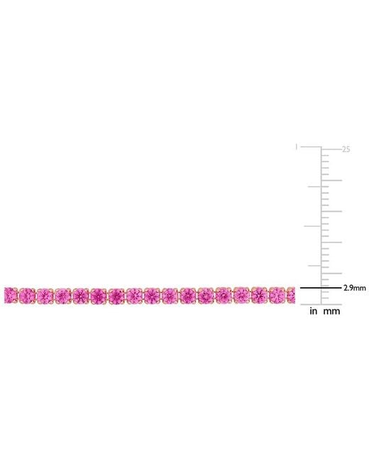 Rina Limor Pink 6.12 Ct. Tw. Lab-Grown Sapphire Bracelet