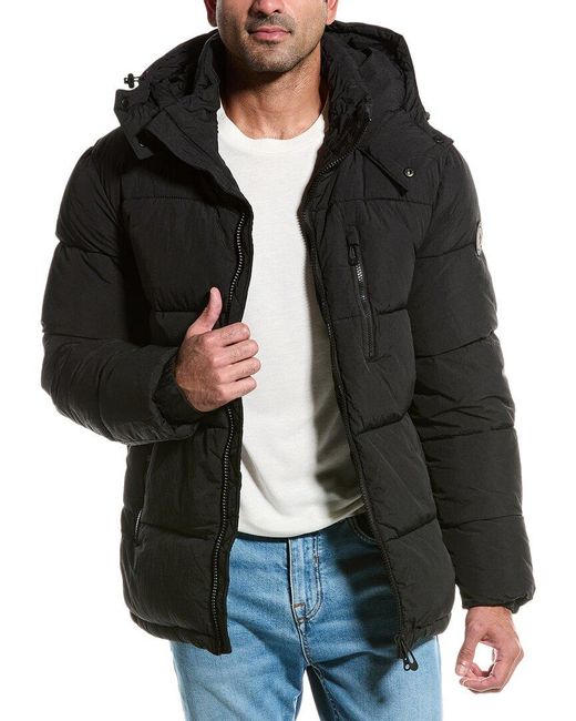 Noize Baltimore Puffer Jacket in Black for Men Lyst UK