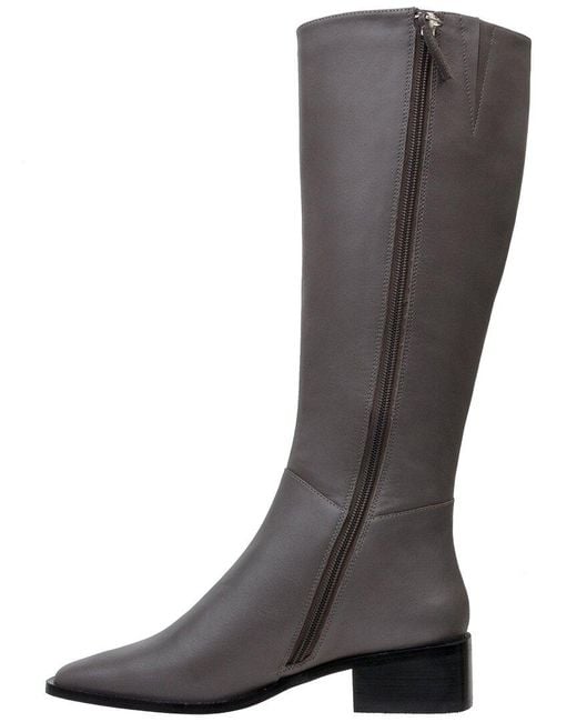 Linea Paolo Gray Kyra Leather Boot