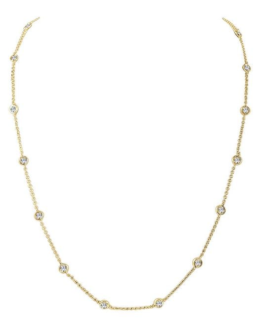 Sabrina Designs Metallic 14K Diamonds By The Yard 14K 1.20 Ct. Tw. Diamond Necklace