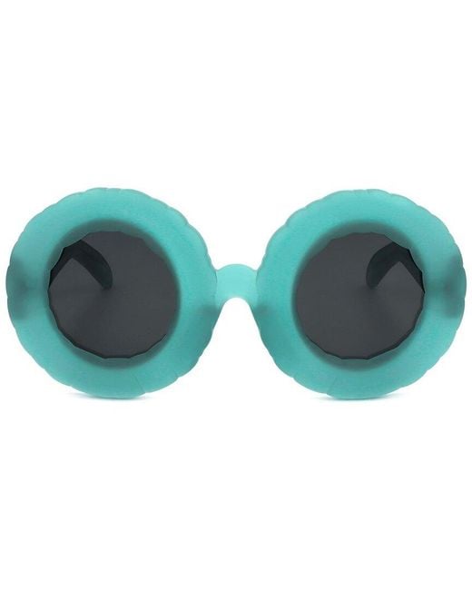 Linda Farrow Blue Jeremy Scott By Jspool 48mm Sunglasses