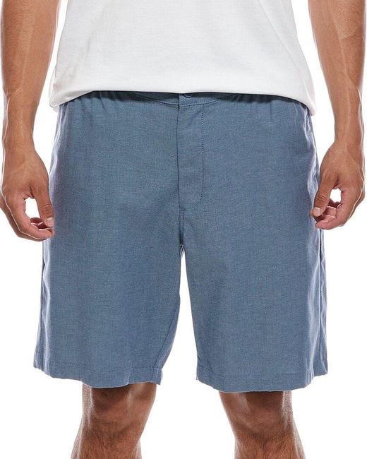 Scotch & Soda Blue Solid Short for men