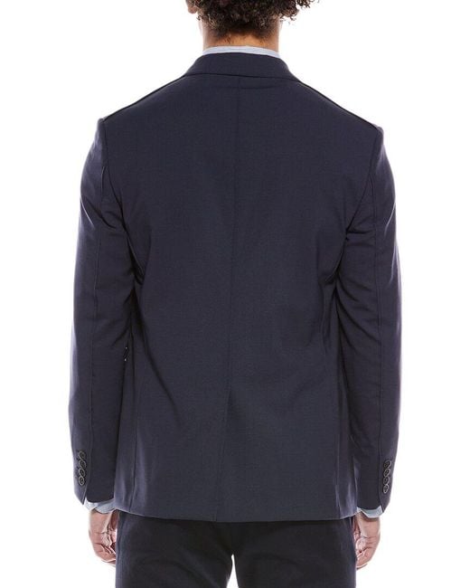 Theory Blue Wool Suit Jacket for men
