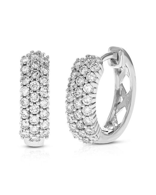 Amairah White 14K 0.50 Ct. Tw. Lab-Grown Diamond Hoops