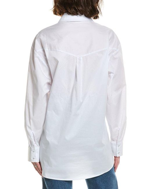 Bardot White Oversized Shirt
