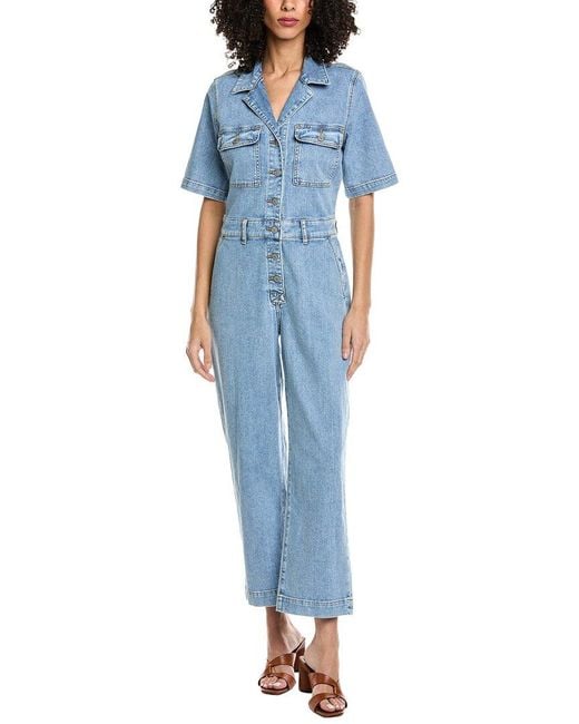 Faherty Brand Blue Denim Michelle Jumpsuit