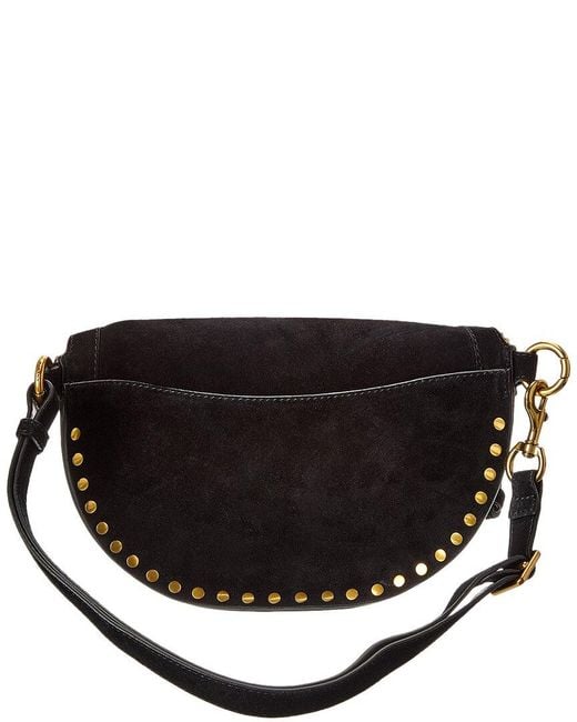 Isabel Marant Black Skano Suede Belt Bag