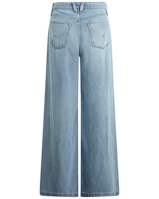 Hudson Blue Jodie Loose Fit Wide Leg Jean