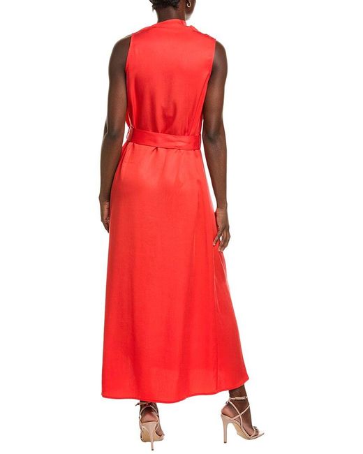 BGL Red Midi Dress