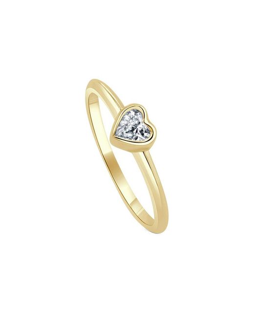 Sabrina Designs Metallic 14K 0.30 Ct. Tw. Diamond Heart Solitaire Ring