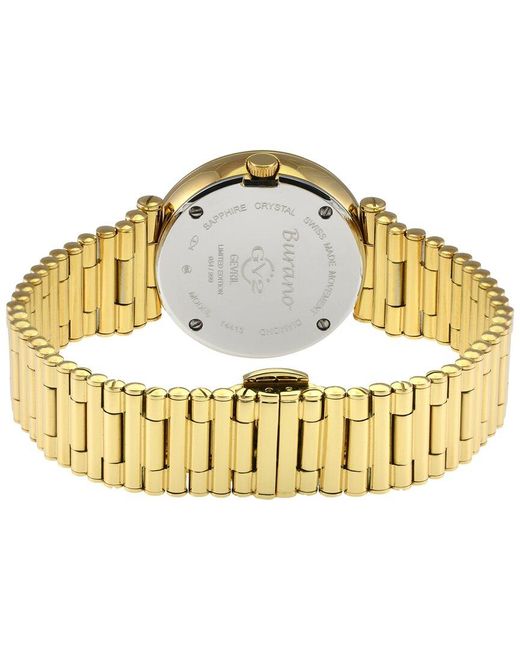 Gv2 Metallic Burano Diamond Watch
