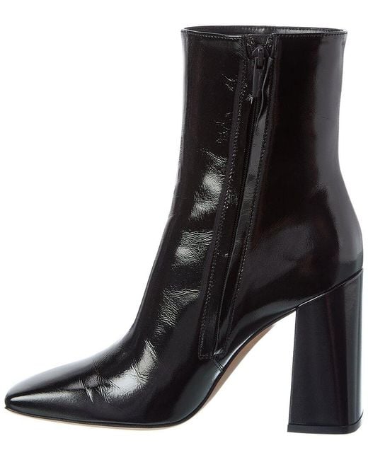 Gianvito Rossi Black Freeda 95 Leather Bootie