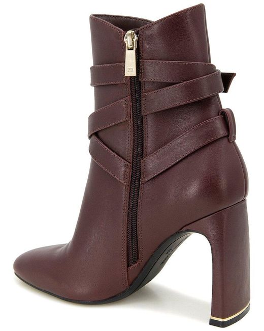 Kenneth Cole Brown Nellie Leather Bootie