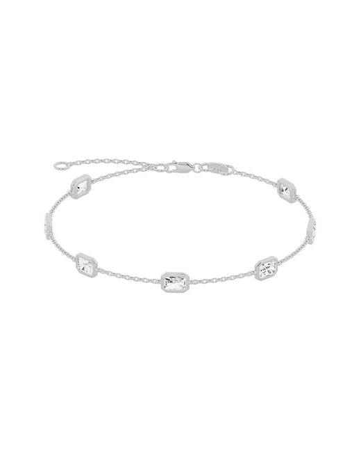 Lab Grown Diamonds White 14K 2.00 Ct. Tw. Lab Grown Diamond Station Bracelet