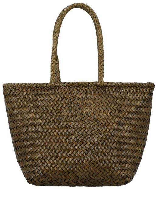 Dragon Diffusion Brown Grace Small Leather Shoulder Bag