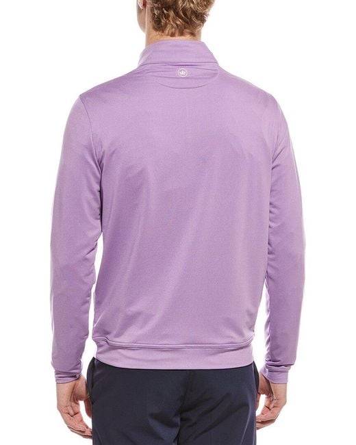Peter Millar Purple 1/4-zip Pullover for men