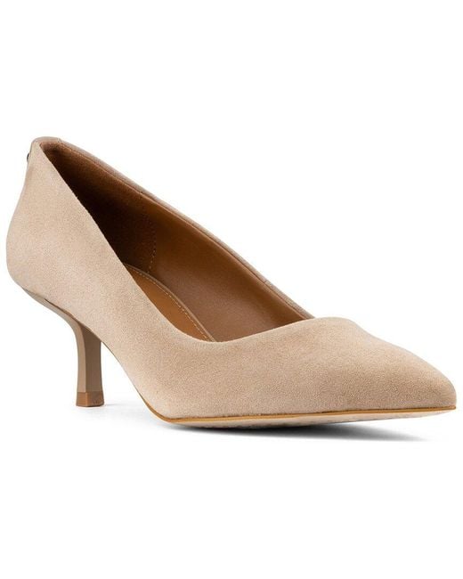 Donald J Pliner Natural Calibra Suede Pump