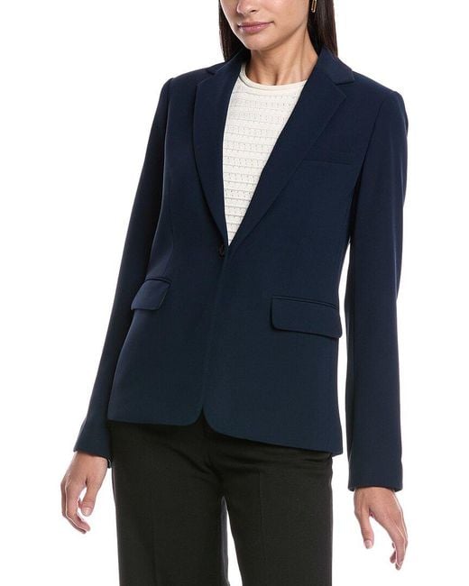 Vince Blue Soft Suiting Blazer