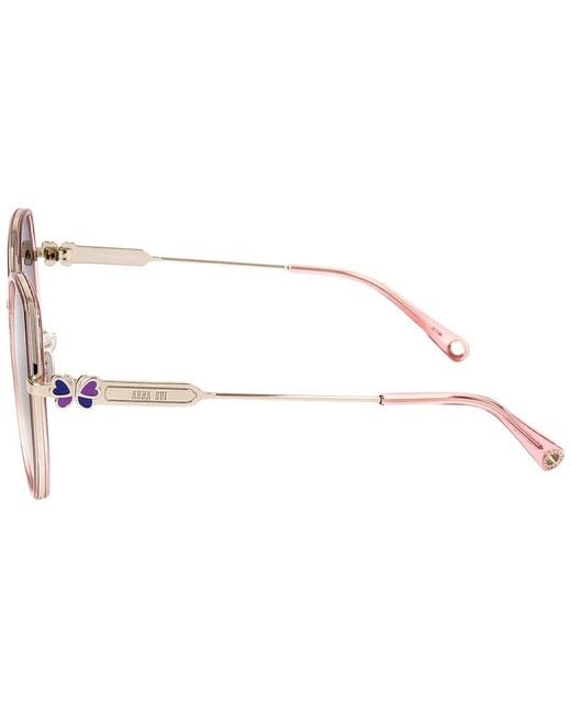 Anna Sui Brown As2206 58Mm Sunglasses