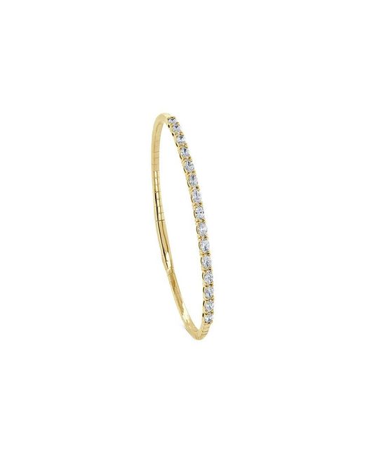 Sabrina Designs Multicolor 14k 1.69 Ct. Tw. Diamond Flexible Bangle
