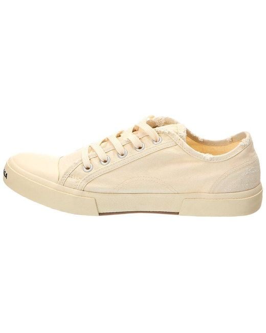 Balenciaga Natural Paris Canvas Sneaker for men