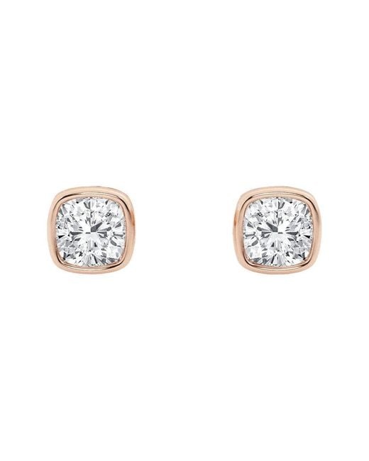 Lab Grown Diamonds Metallic 14K Rose 0.50 Ct. Tw. Lab-Grown Diamond Studs