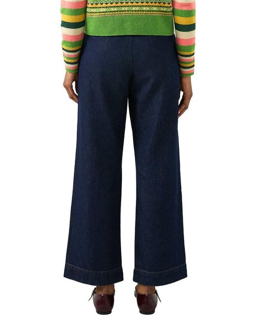 L.K.Bennett Blue Greta Trouser