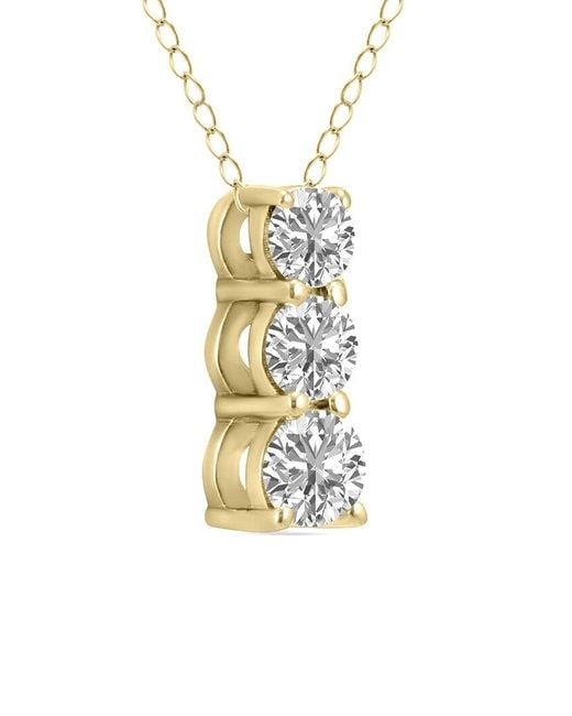 Lab Grown Diamonds White 14k 0.50 Ct. Tw. Lab Grown Diamond Necklace