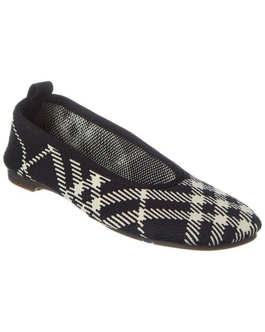 Burberry Black Flat Shoes