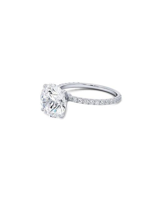 Lab Grown Diamonds White 14K 3.35 Ct. Tw. Lab-Grown Diamond Ring