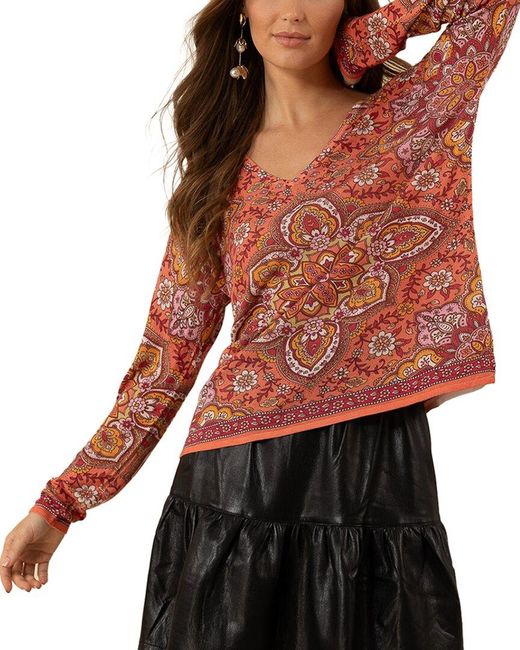 Hale Bob Red Kennedi Top