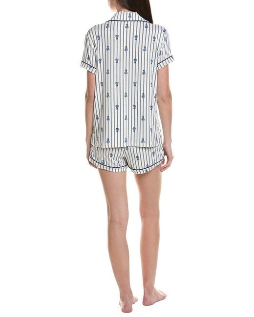 Tart Collections White 2Pc Dixie Short Set